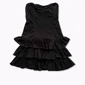 Vintage Billabong Ruffle Strapless Dress - Size S
